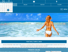 Tablet Screenshot of derbyhotel.it